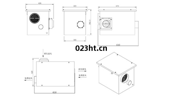 小型轉輪(lun)除濕機(ji)尺(chi)寸